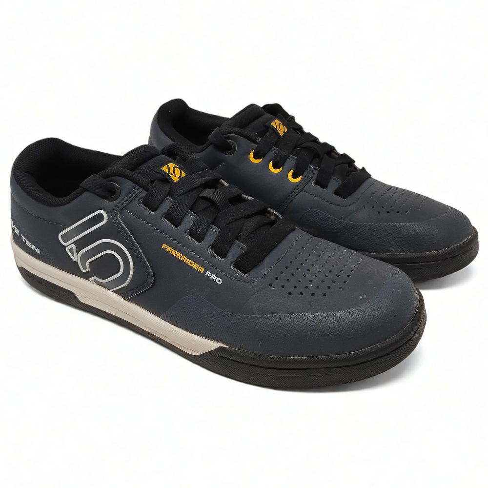 Five Ten Freerider Pro Mountain Bike Shoes Mens Size 9 Stealth Rubber MTB Gear